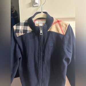 Burberry children 3T zipper sweater